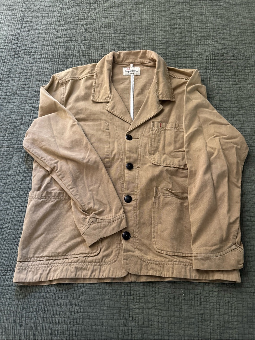 Early Imperfects Made in USA Canvas Chore Coat – Medium